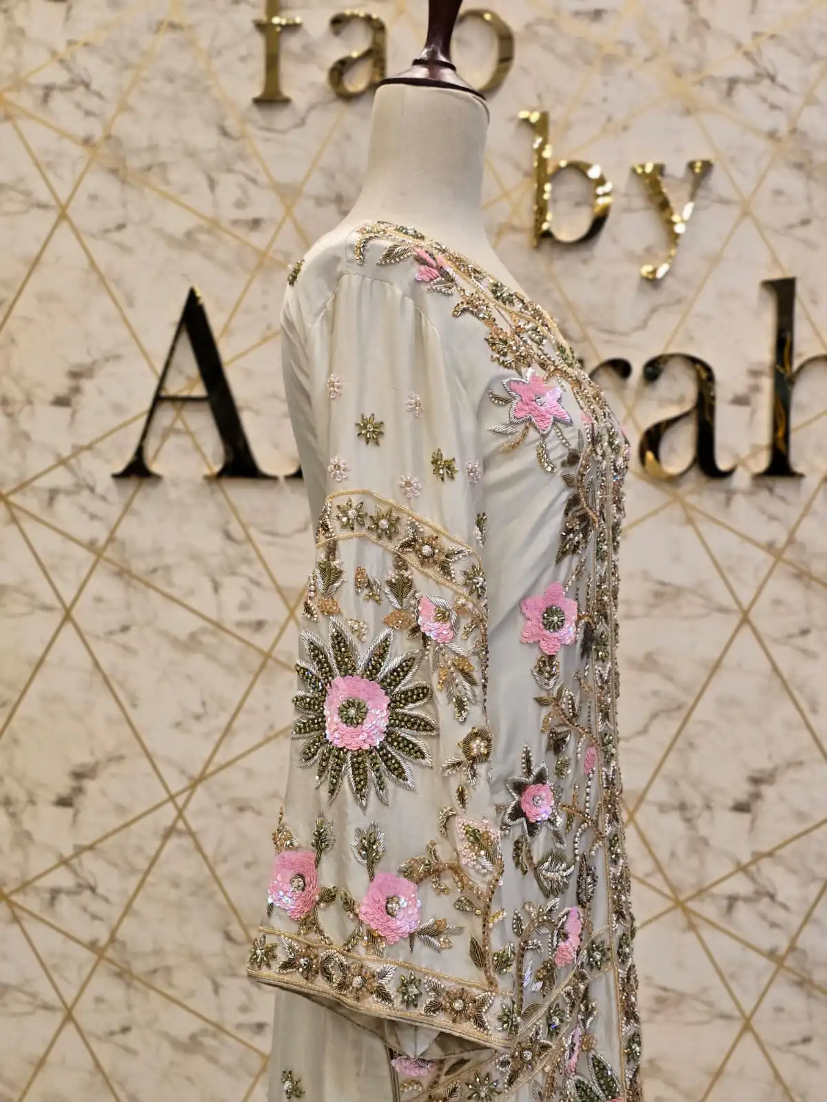 Elegant Off-White Party Wear Shirt