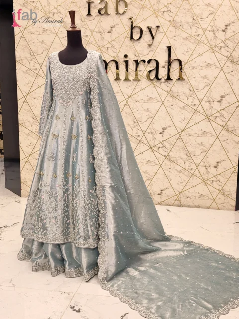 Ice Blue Bridal Dress