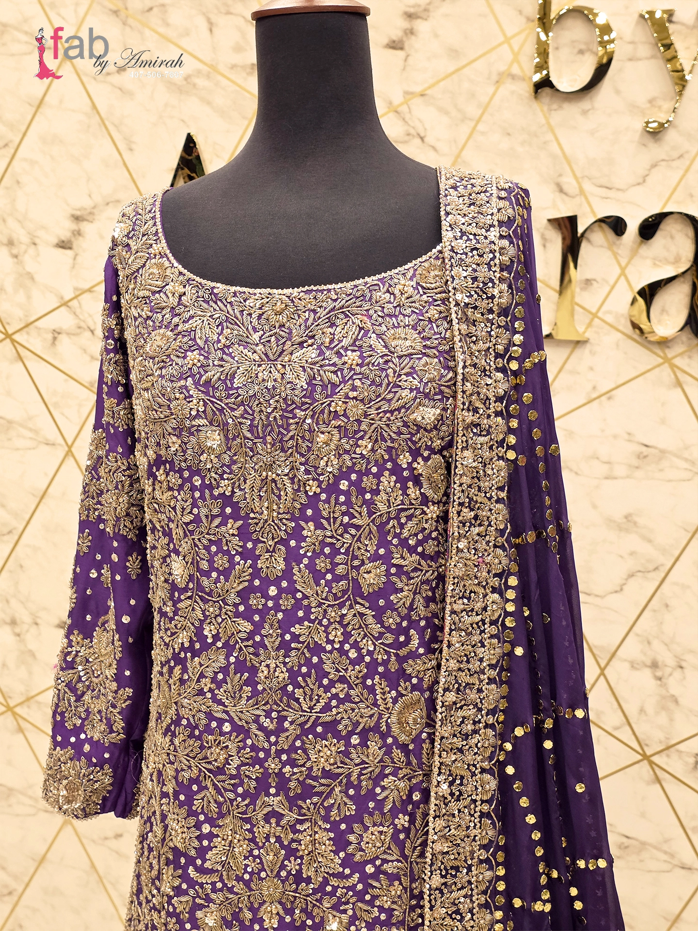 Royal Purple Sharara Suit Royal Purple Sharara Suit