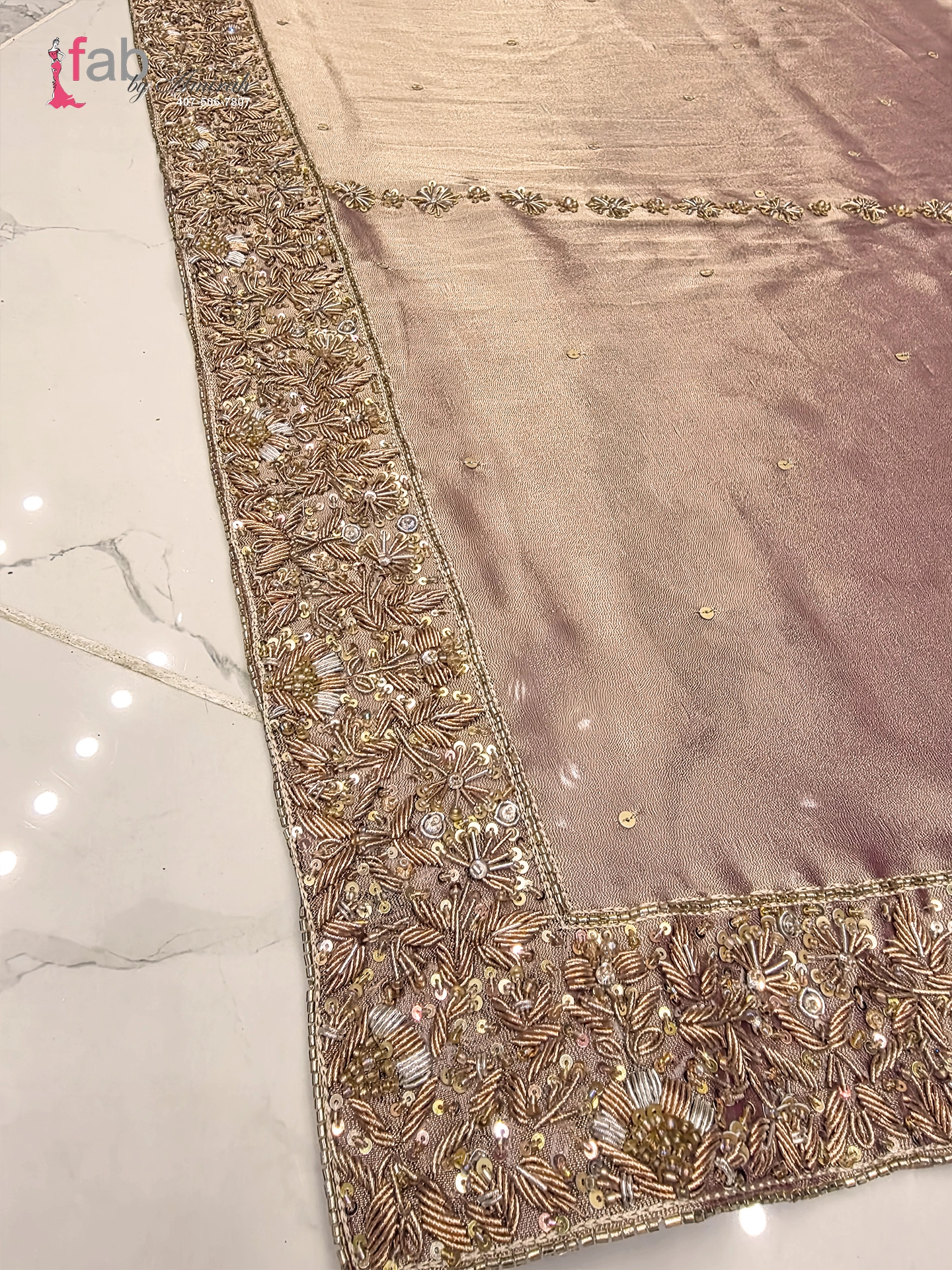 Lilac Bridal Frock and Olive Green Lehenga