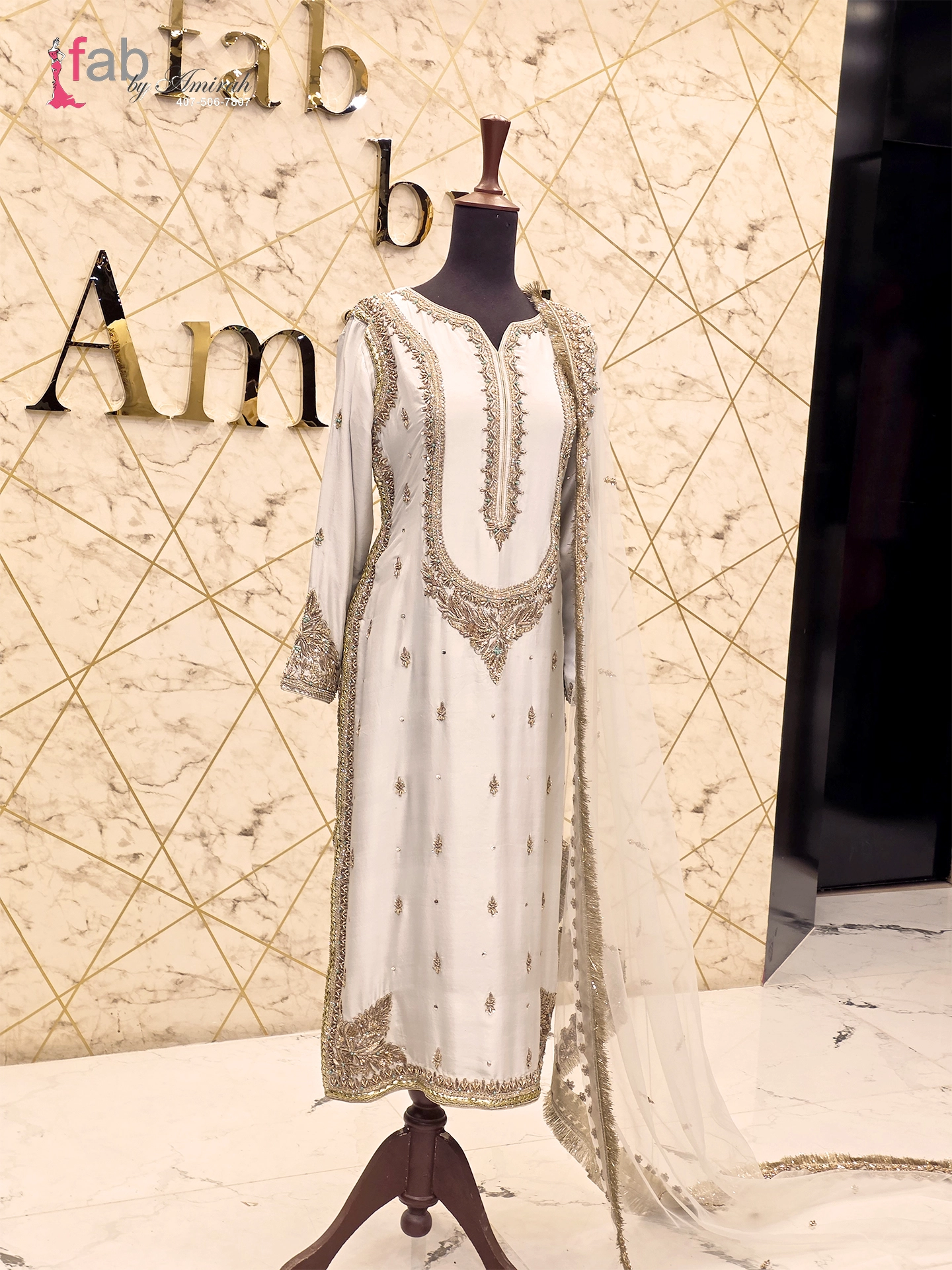 Chiffon Embroidered Party Wear Suit Chiffon Embroidered Party Wear Suit