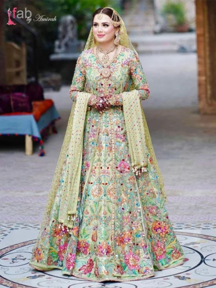 Apple Green Lehenga
