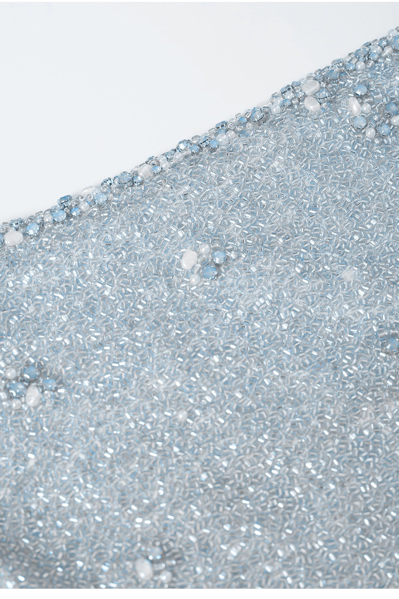 Sparkling Blue Mini Dress for Hollywood Glamour