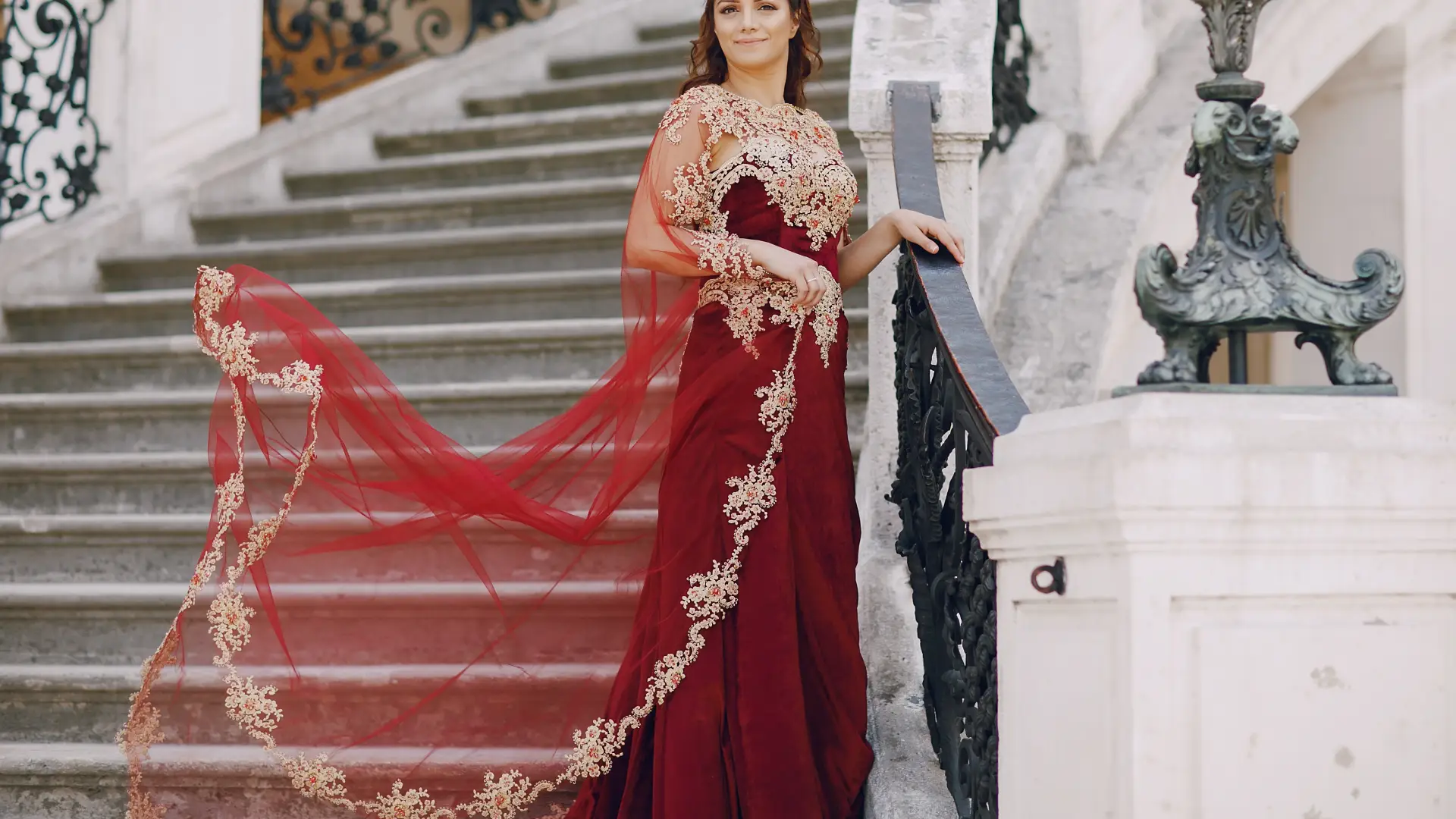 double dupatta bridal lehenga